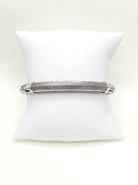 David Yurman Meteorite ID Bracelet - 6mm - Size Medium - RARE
